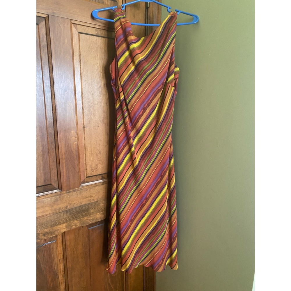 Nicole Miller, midi, Sz 6, fully lined, semi-backless. Nwot.